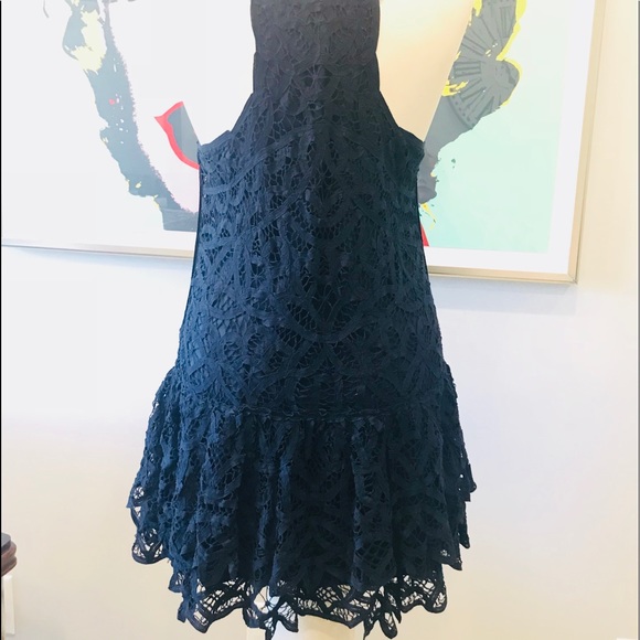 Gilly Hicks Navy Blue Battenberg Lace Sundress☀️ - Picture 3 of 7